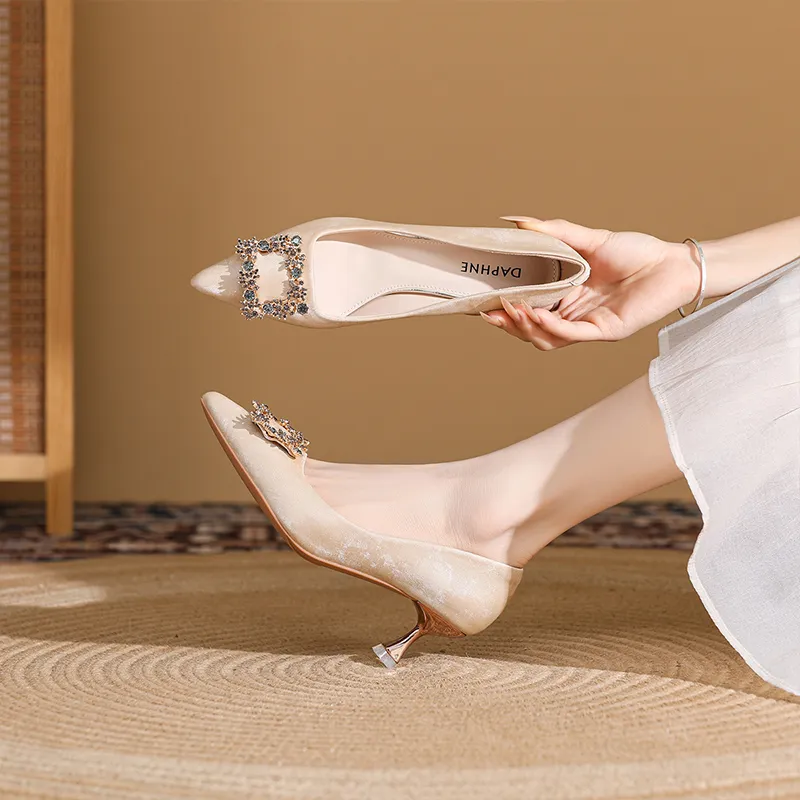 DAPHNE Slim Heel High Heels 6CM Women's-5