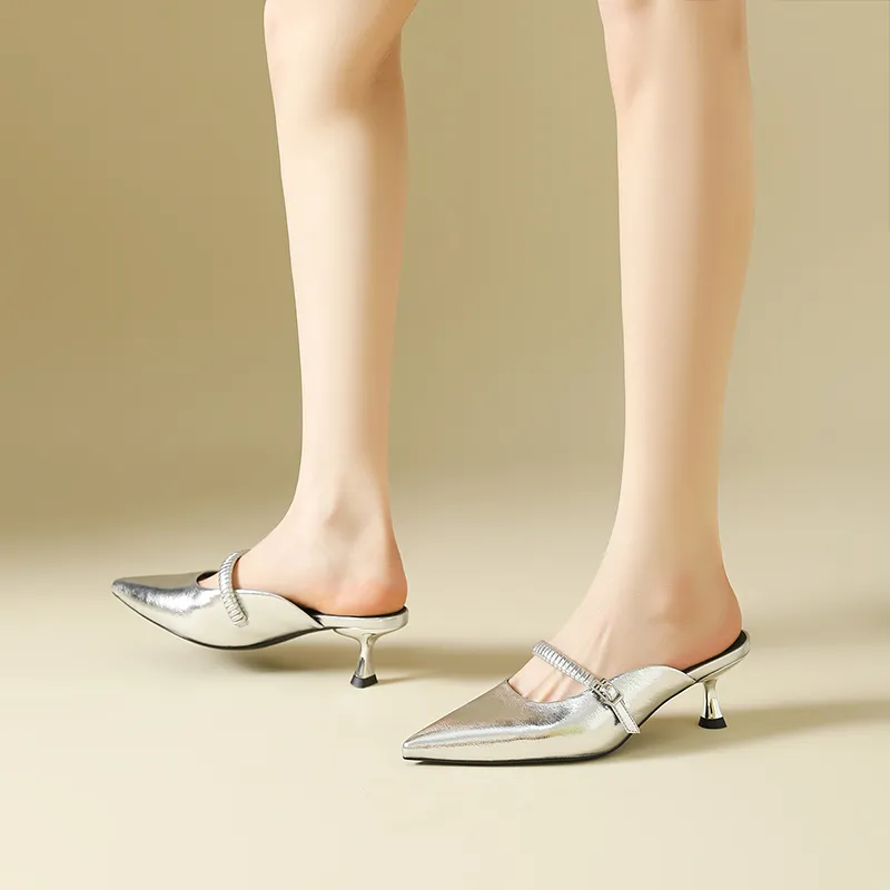 DAPHNE Slip Resistant Closed Toe Slippers Women's-15