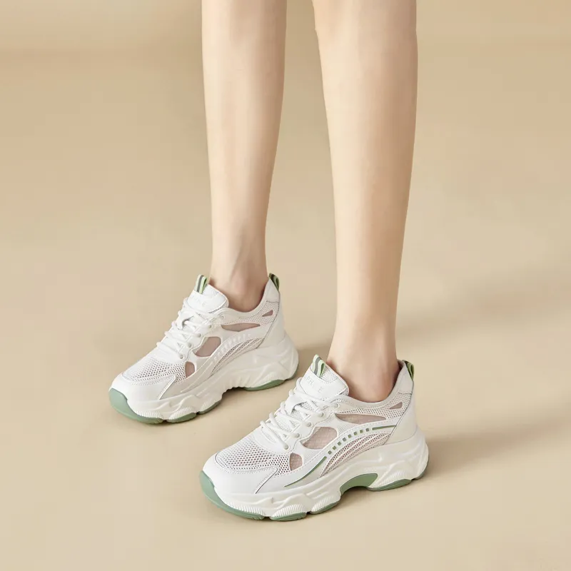 DAPHNE Low Top Chunky Sneakers Women's-1