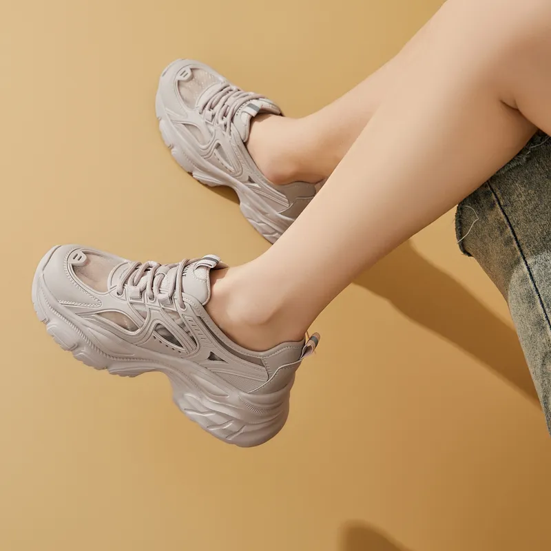 DAPHNE Mid Top Chunky Sneakers Women's-4