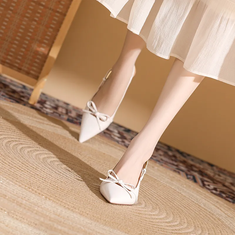 DAPHNE Chunky Heel High Heels 6.5CM Women's-9