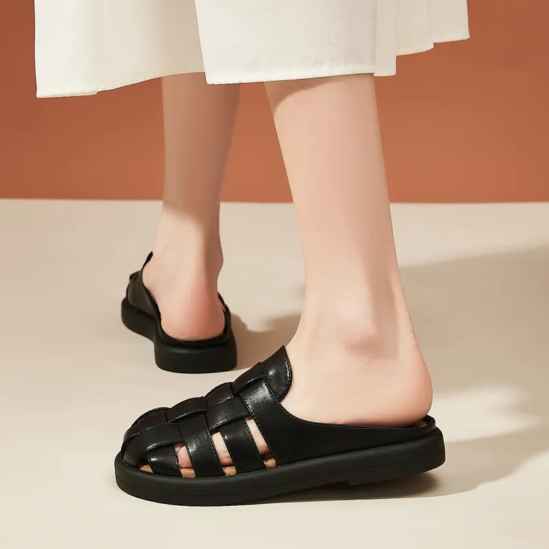 DAPHNE Slip Resistant Closed Toe Slippers Women's-1