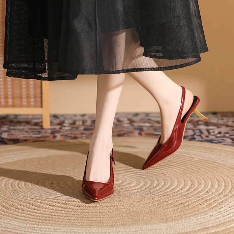 DAPHNE Slim Heel High Heels Women's-3