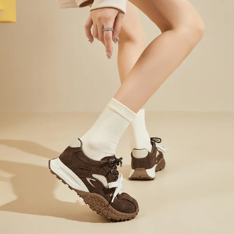 DAPHNE Lightweight Height Increasing Low Top Casual Shoes Women's-2