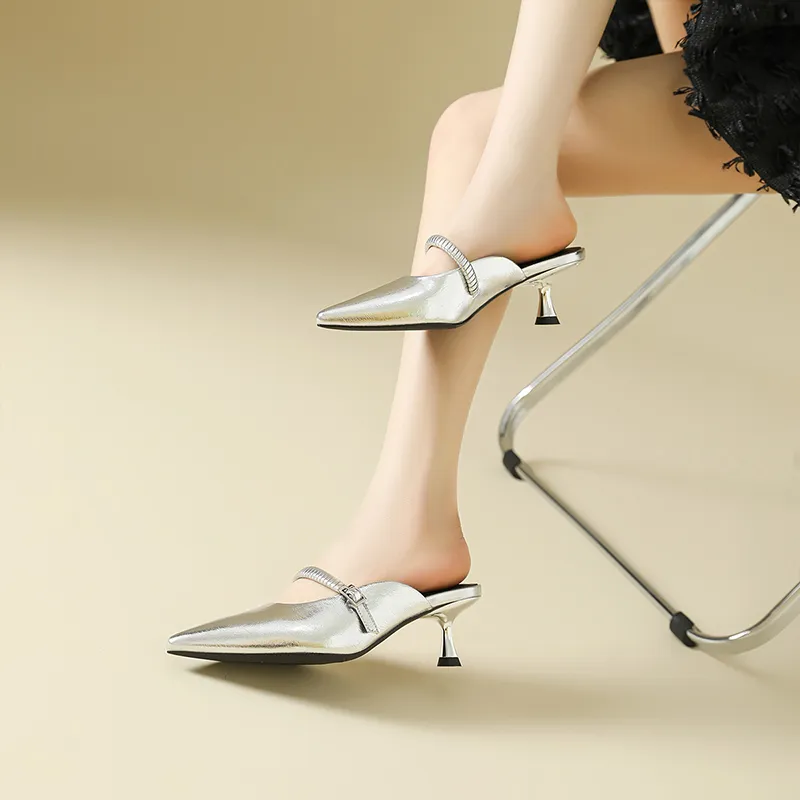 DAPHNE Slip Resistant Closed Toe Slippers Women's-14