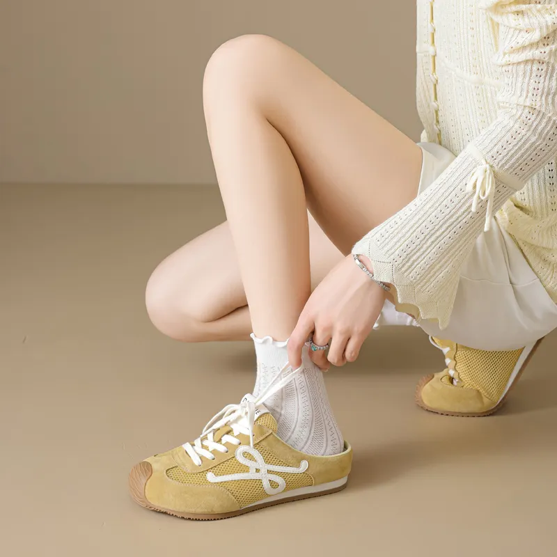 DAPHNE Rubber Sole Closed Toe Slippers Women's-16