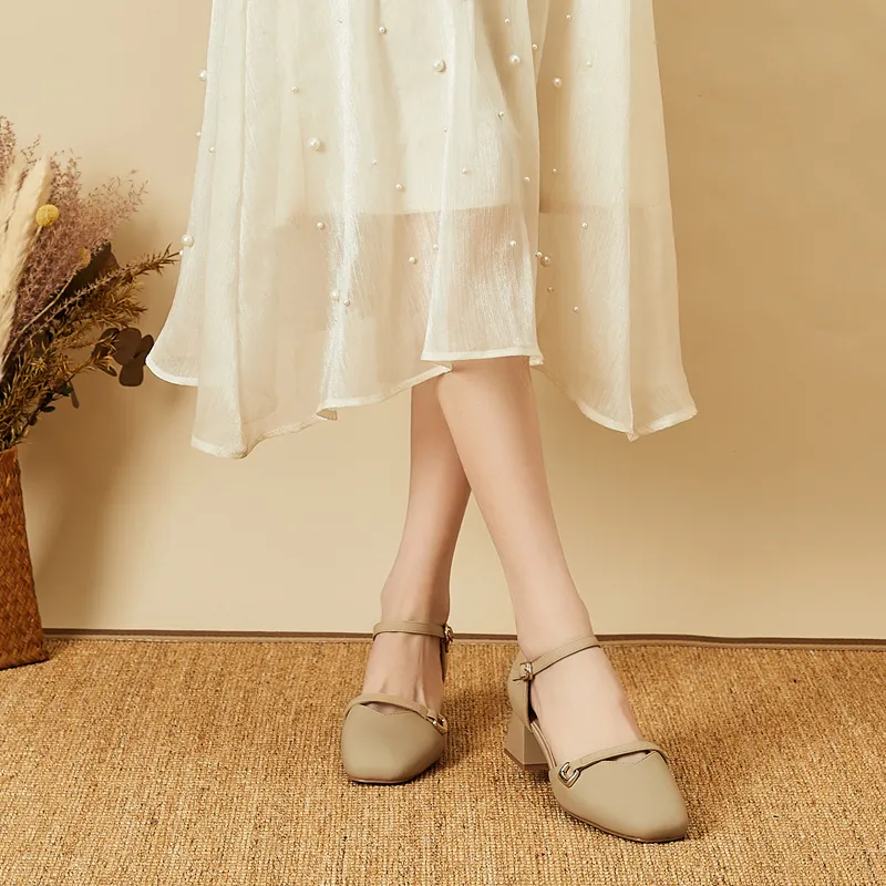 DAPHNE Chunky Heel High Heels Women's-8