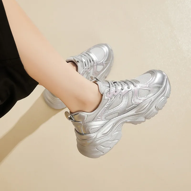 DAPHNE Low Top Chunky Sneakers Women's-5