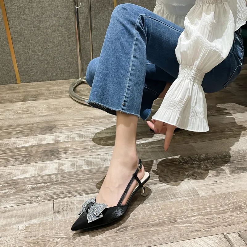 DAPHNE Slim Heel High Heels 5CM Women's-3