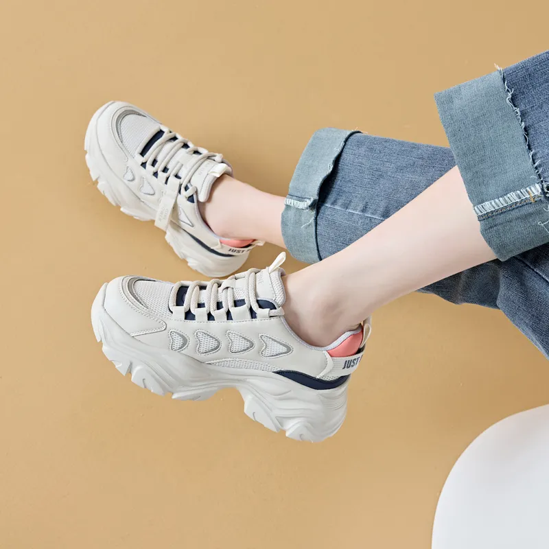 DAPHNE Mid Top Chunky Sneakers Women's-5