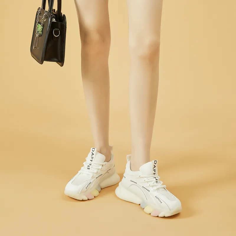 DAPHNE Mid Top Chunky Sneakers Women's-3