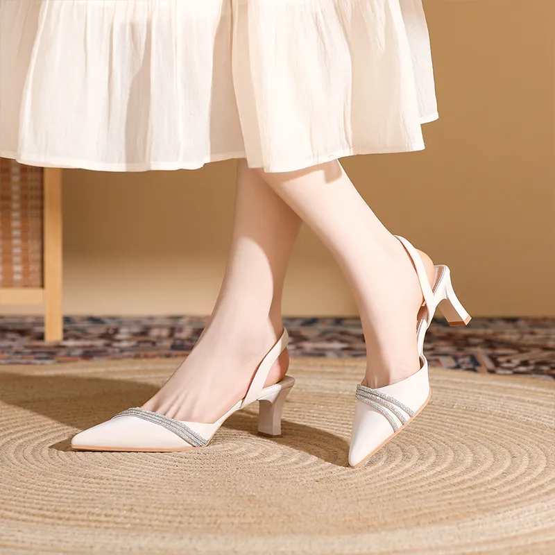 DAPHNE Slim Heel High Heels 6CM Women's-10