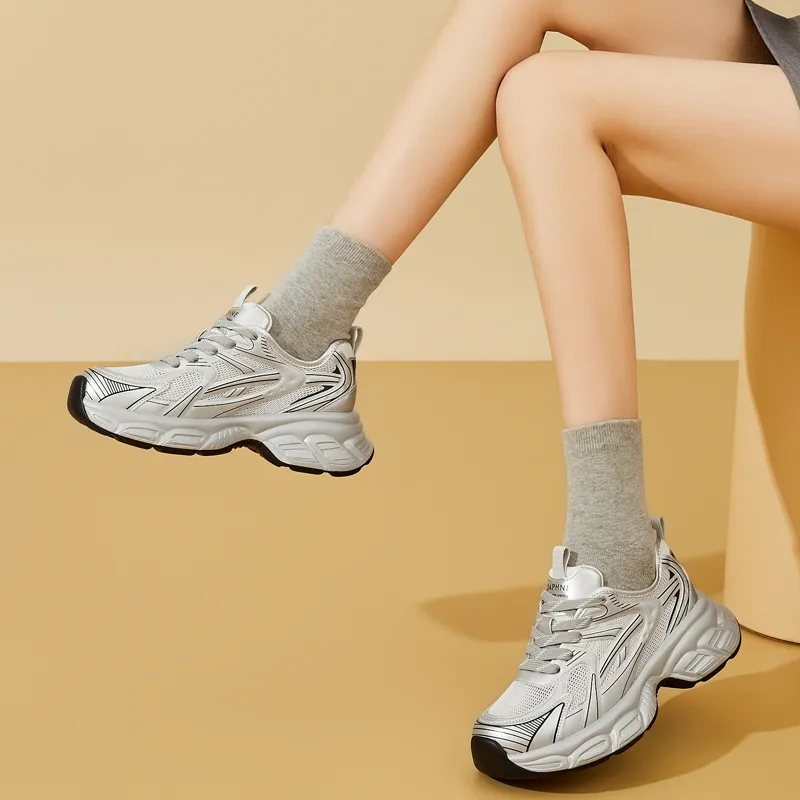 DAPHNE Low Top Chunky Sneakers Women's-10