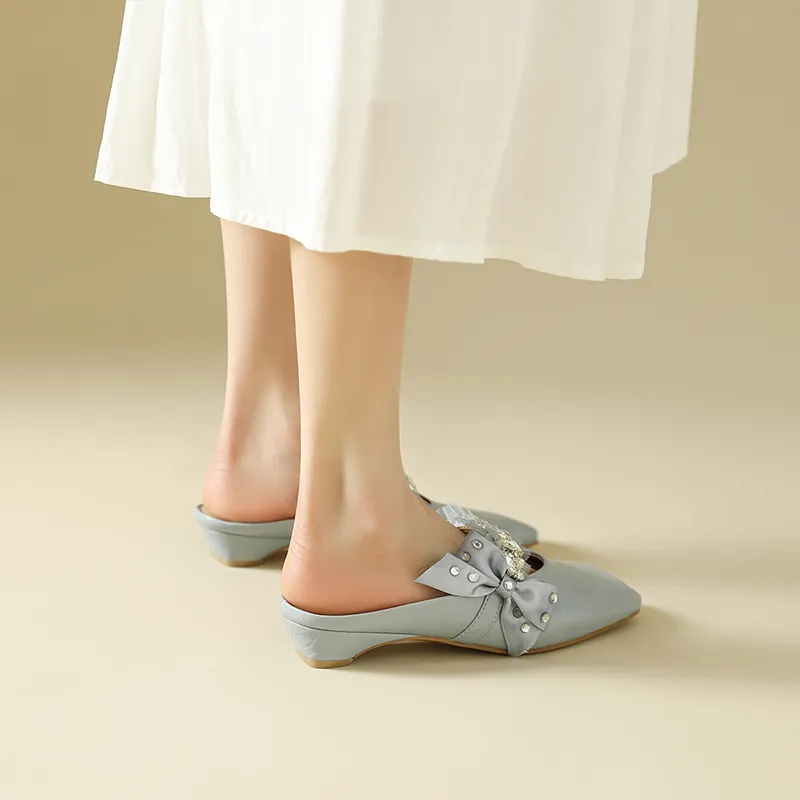 DAPHNE Slip Resistant Closed Toe Slippers Women's-3