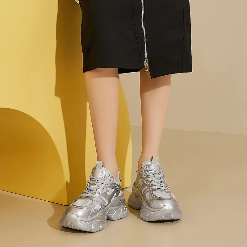 DAPHNE Low Top Chunky Sneakers Women's-1