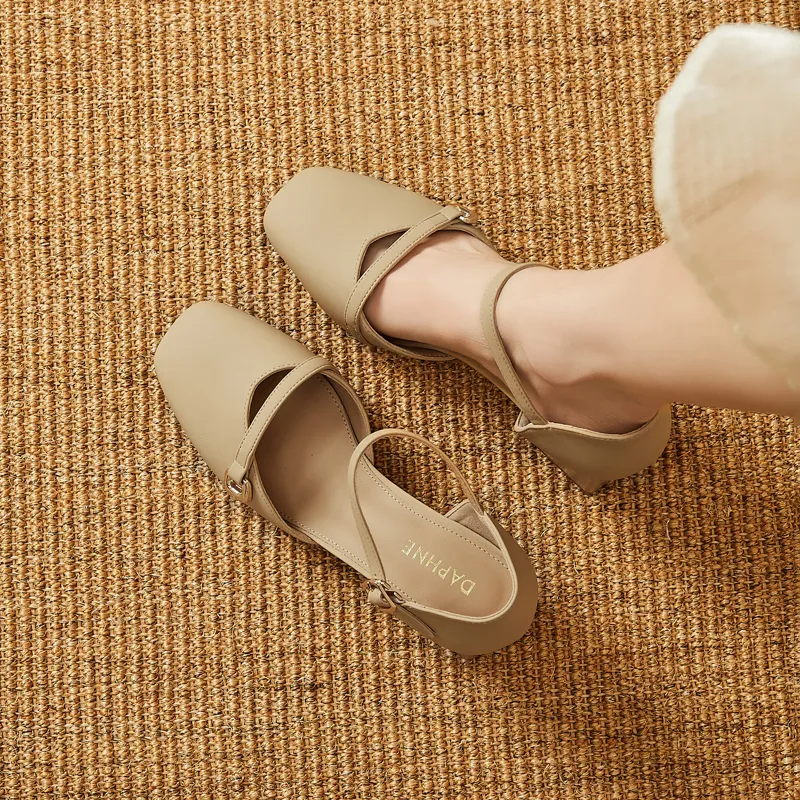 DAPHNE Chunky Heel High Heels Women's-11