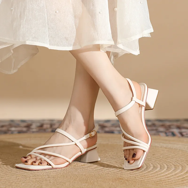 DAPHNE One Strap Sandals 4CM Women's-3