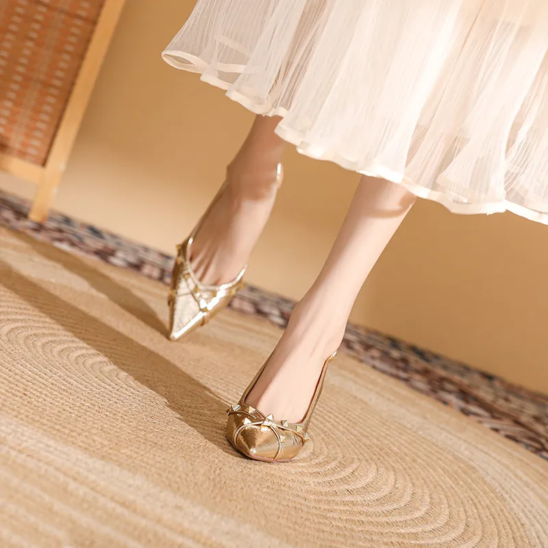DAPHNE Slim Heel High Heels 8cm Women's-3