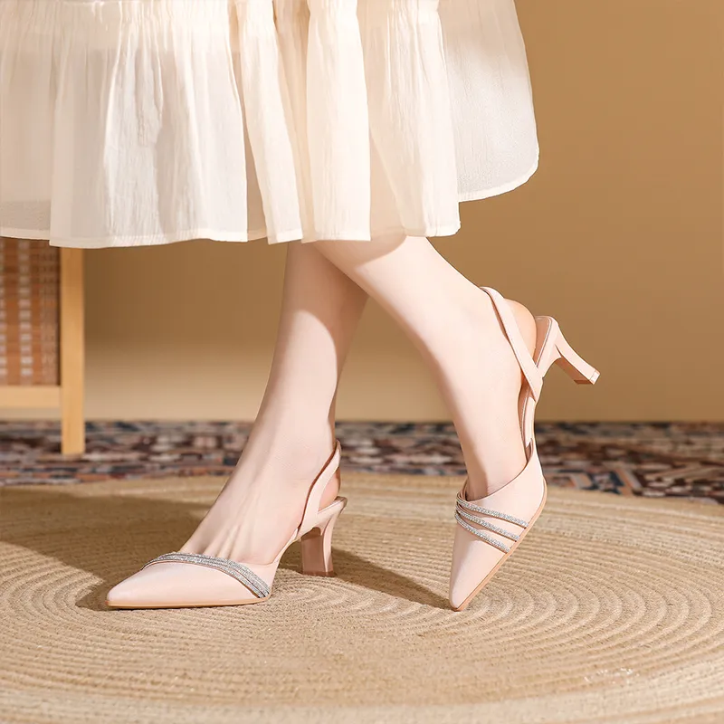 DAPHNE Slim Heel High Heels 6CM Women's-16
