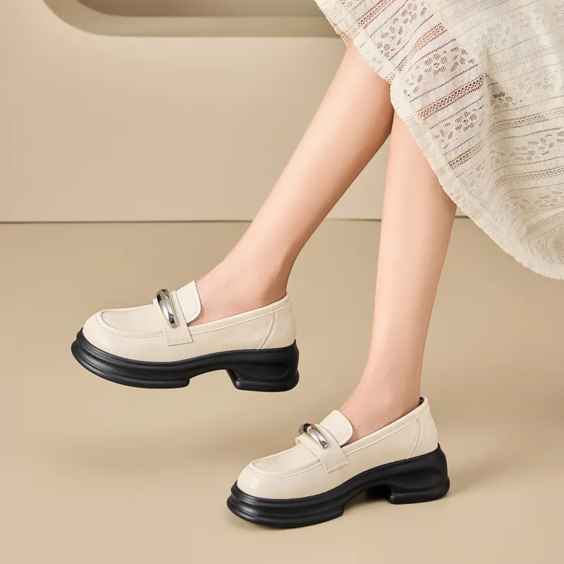 DAPHNE Loafers Women's Ecru-10