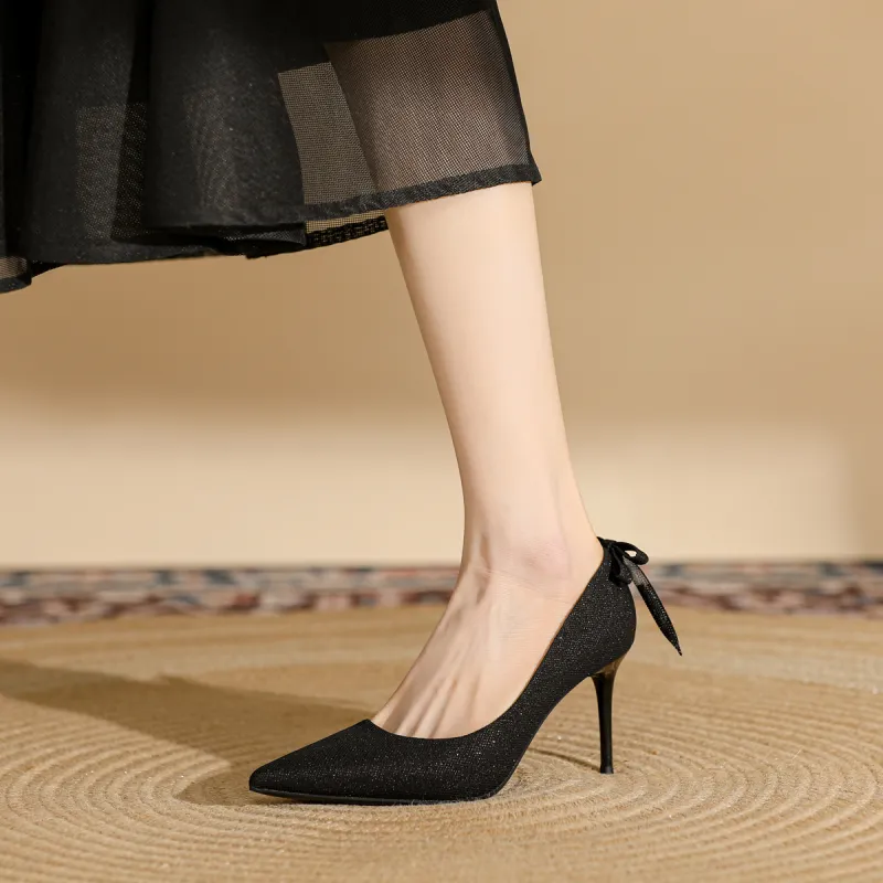 DAPHNE Slim Heel High Heels 7.5CM Women's-8