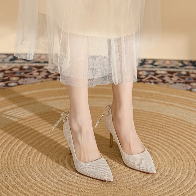 DAPHNE Slim Heel High Heels 7.5CM Women's-3