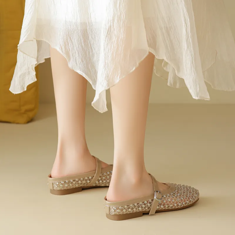 DAPHNE Slip Resistant Closed Toe Slippers Women's-10