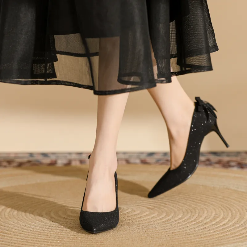 DAPHNE Slim Heel High Heels 7.5CM Women's-7