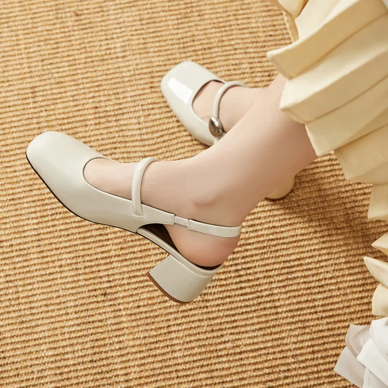 DAPHNE Chunky Heel High Heels Women's-11