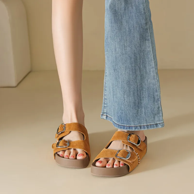 DAPHNE Slip Resistant Slide Slippers Women's-11