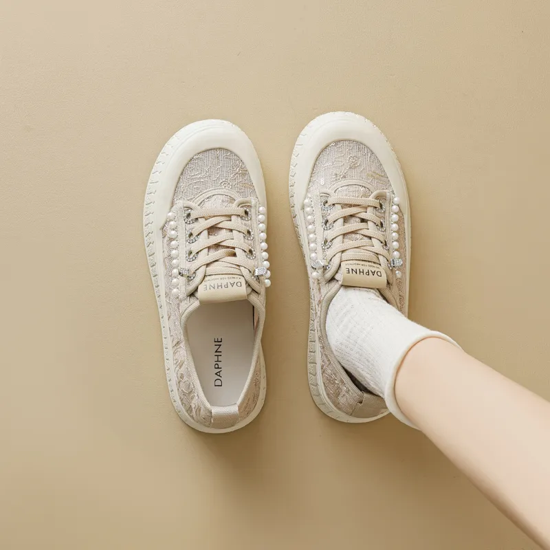 DAPHNE Breathable Low Top Skateboard Shoes Women's-10