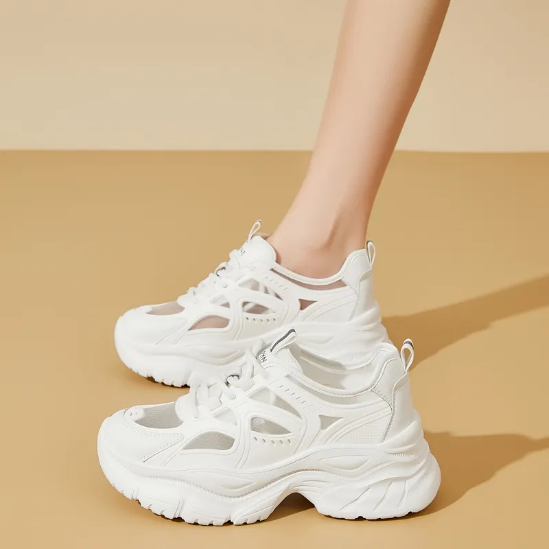 DAPHNE Mid Top Chunky Sneakers Women's-7