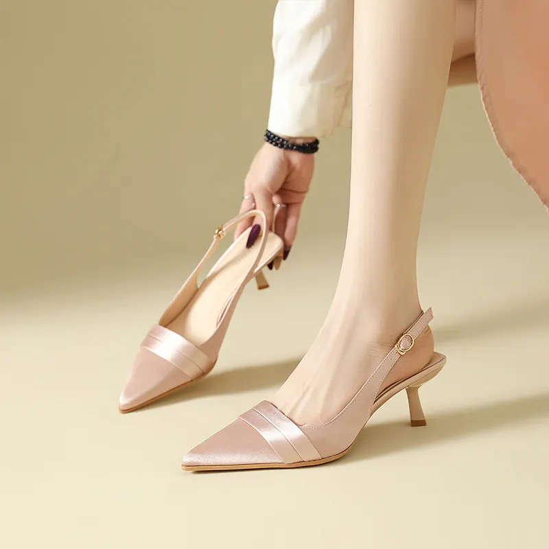 DAPHNE Slim Heel High Heels 6CM Women's-4