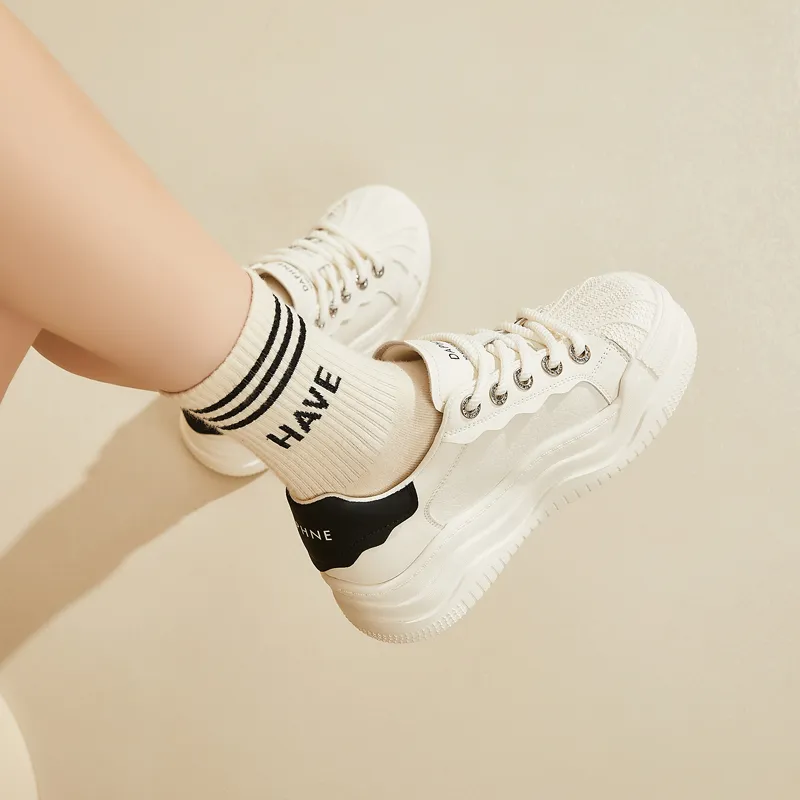 DAPHNE Low Top Skateboard Shoes Women's Black-5