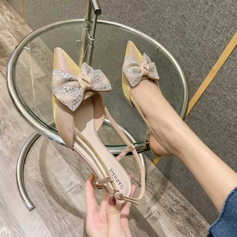DAPHNE Slim Heel High Heels 5CM Women's-12