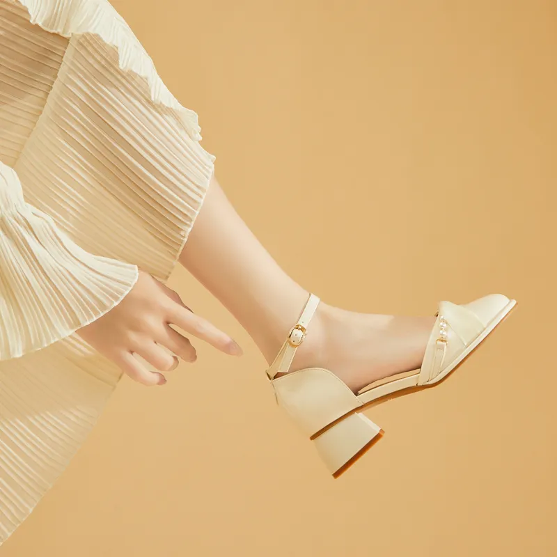DAPHNE Chunky Heel High Heels Women's-9