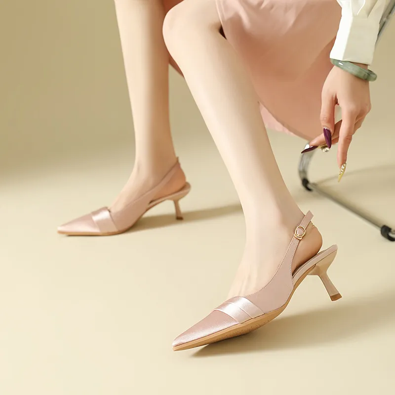 DAPHNE Slim Heel High Heels 6CM Women's-5