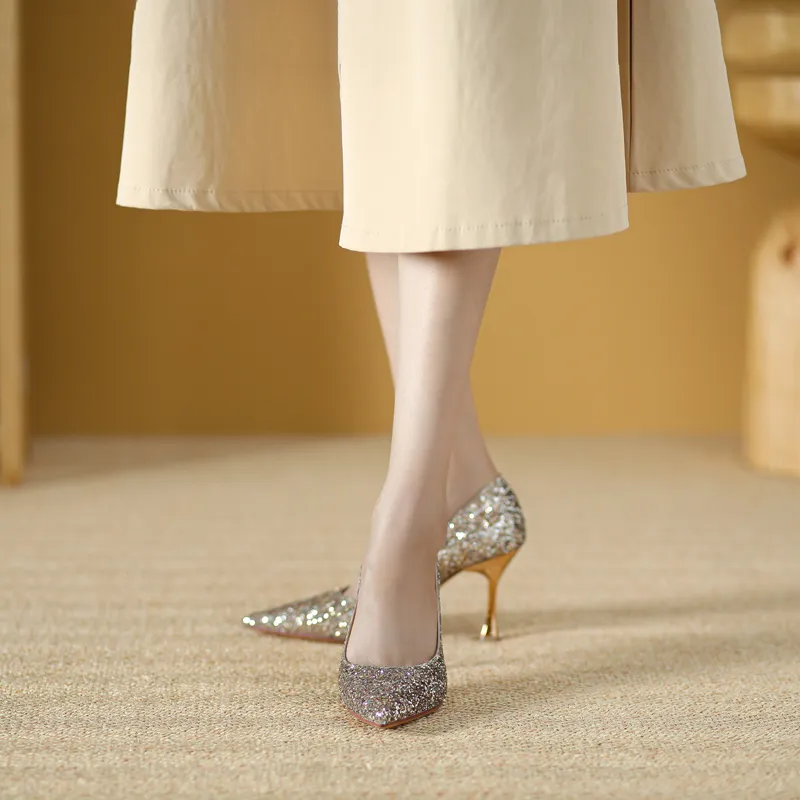 DAPHNE Slim Heel High Heels Women's-7