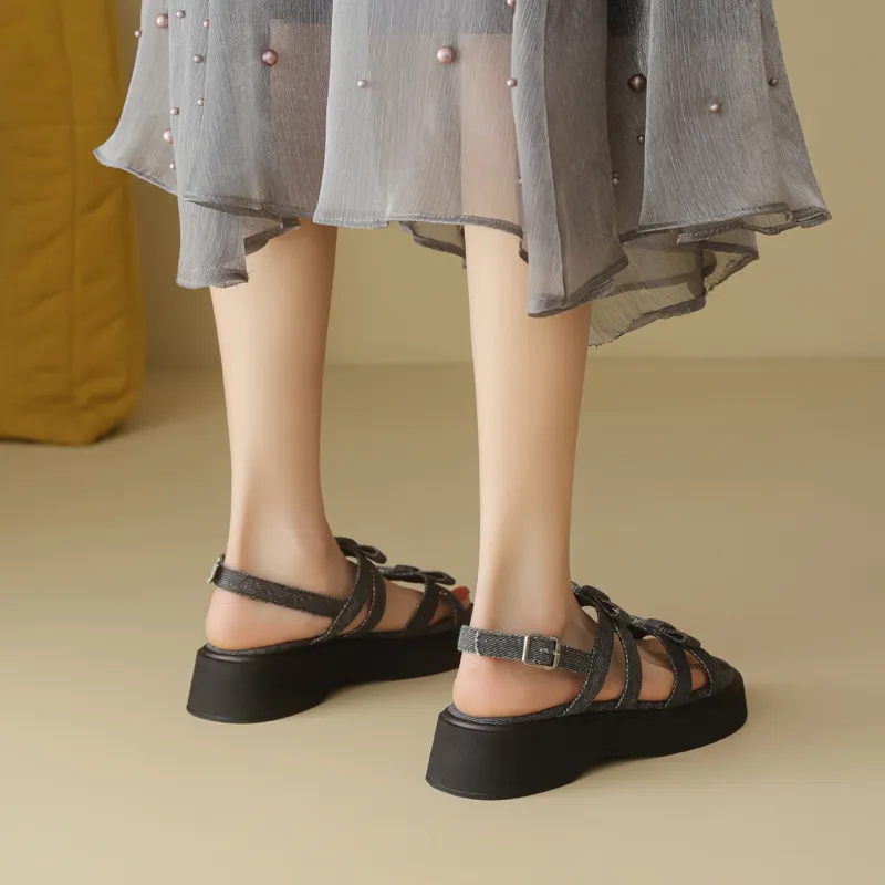 DAPHNE One Strap Sandals 3.8CM Women's-9