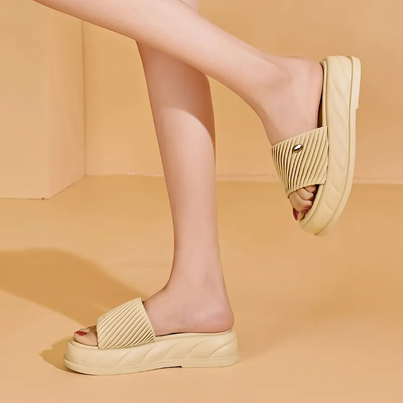 DAPHNE PU Polyurethane Slip Resistant Slide Slippers Women's-8