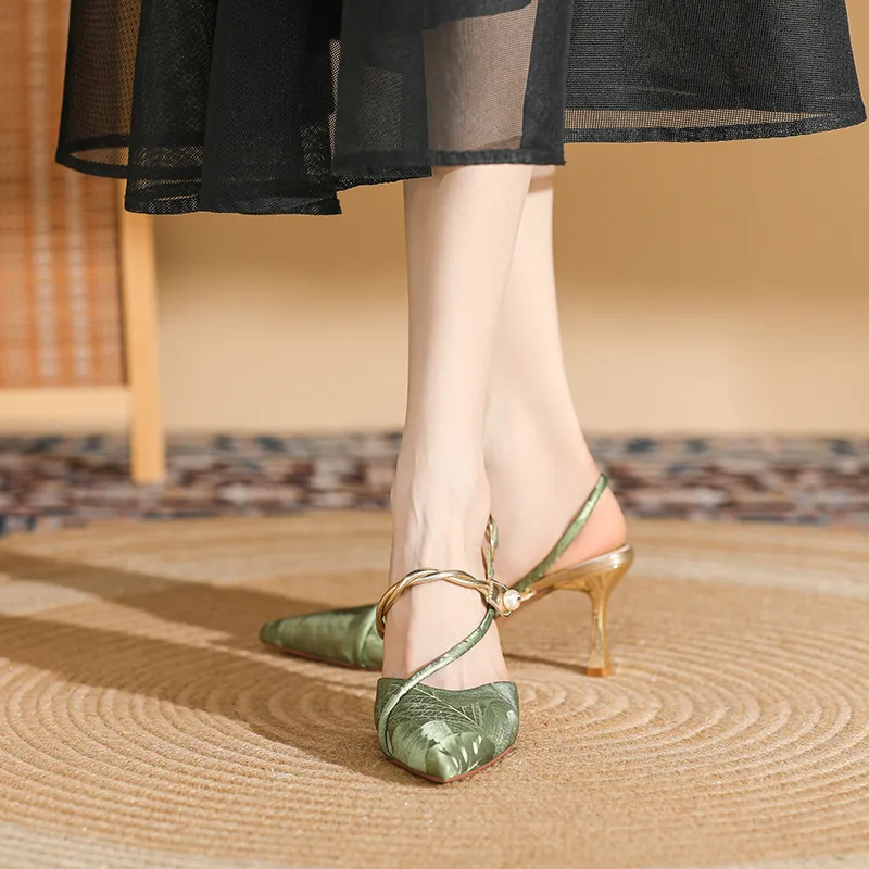 DAPHNE Slim Heel High Heels 7.5CM Women's-8