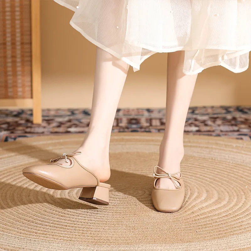 DAPHNE Rubber Sole Slip Resistant Closed Toe Slippers Women's-2