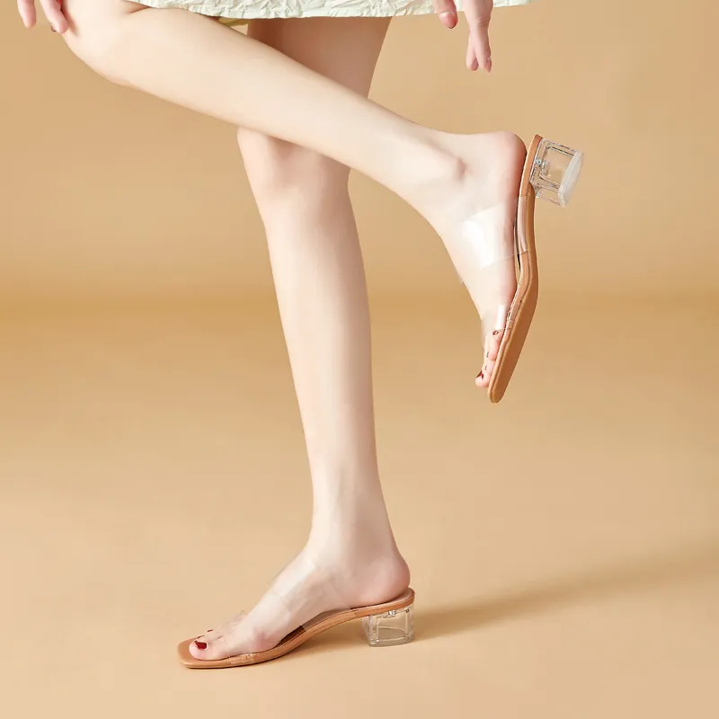 DAPHNE Slip Resistant Slide Slippers Women's Nude-3