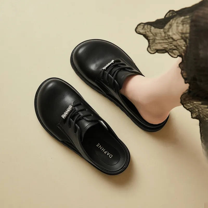 DAPHNE Rubber Sole Slip Resistant Closed Toe Slippers Women's-10