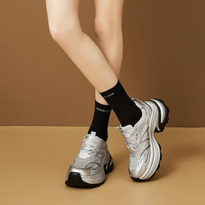 DAPHNE Low Top Chunky Sneakers Women's-9