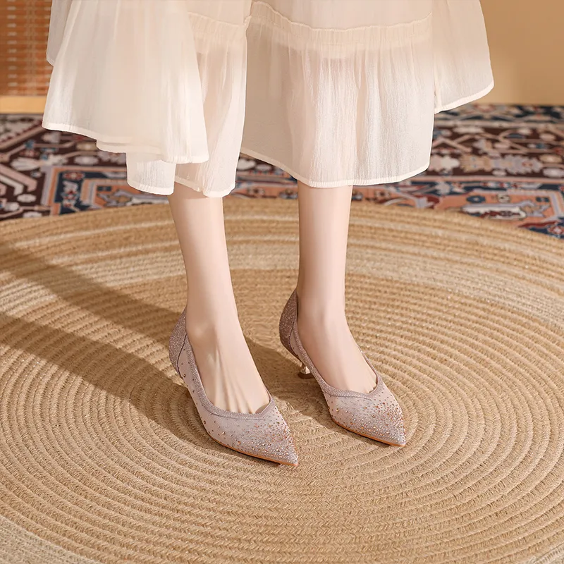 DAPHNE Slim Heel High Heels 4CM Women's-2