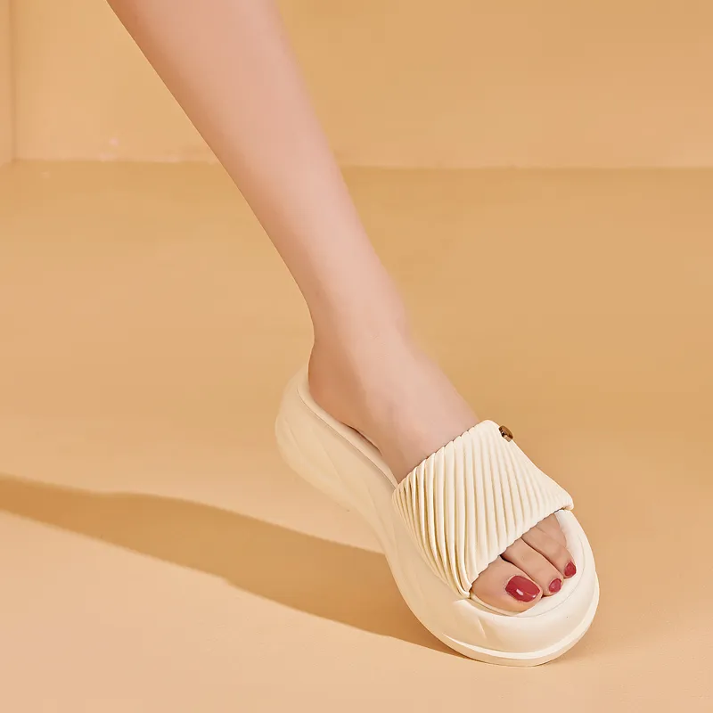 DAPHNE PU Polyurethane Slip Resistant Slide Slippers Women's-4