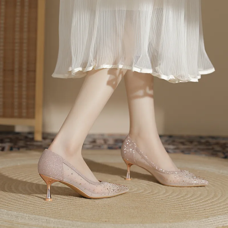 DAPHNE Slim Heel High Heels Women's-3