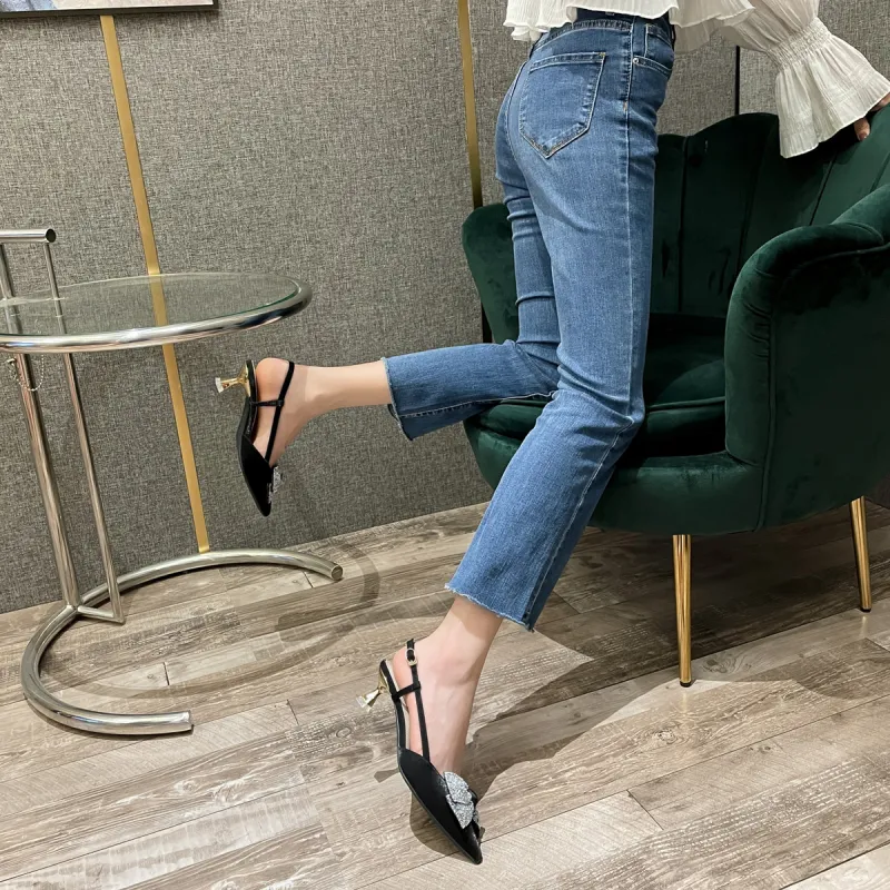 DAPHNE Slim Heel High Heels 5CM Women's-2
