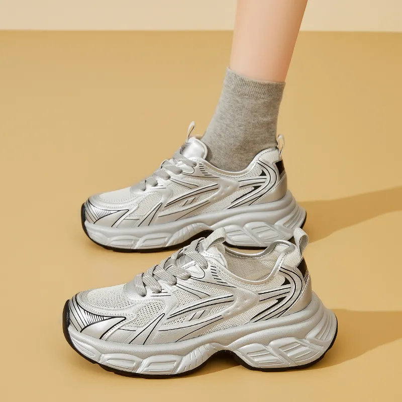DAPHNE Low Top Chunky Sneakers Women's-9